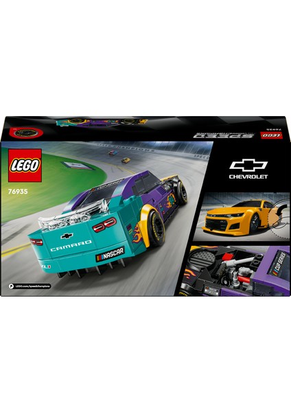 ® Speed Champions NASCAR® Next Gen Chevrolet Camaro ZL1 76935 - 9 Yaş & Üzeri Çocuklar için Oyuncak Model Yapım Seti (328 P)