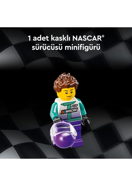 ® Speed Champions NASCAR® Next Gen Chevrolet Camaro ZL1 76935 - 9 Yaş & Üzeri Çocuklar için Oyuncak Model Yapım Seti (328 P)
