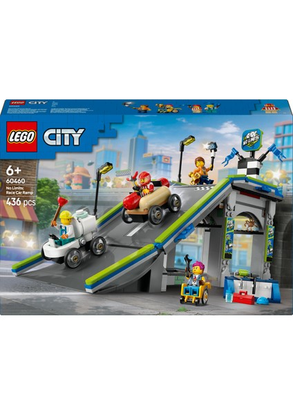 ® City Senin Kuralların: Yarış Arabası Rampa Parçası 60460 - 6 Yaş & Üzeri Çocuklar için Yaratıcı Oyuncak Yapım Seti (436 Pr)
