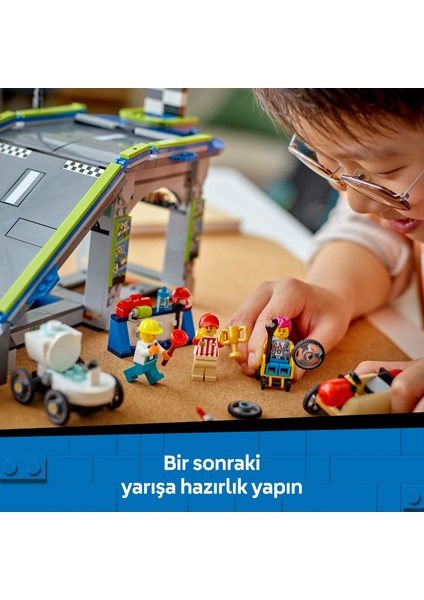 ® City Senin Kuralların: Yarış Arabası Rampa Parçası 60460 - 6 Yaş & Üzeri Çocuklar için Yaratıcı Oyuncak Yapım Seti (436 Pr)