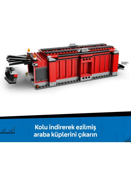 ® City Hurdalık ve Arabalar 60472 - 7 Yaş & Üzeri Çocuklar için Yaratıcı Oyuncak Yapım Seti (871 Parça)