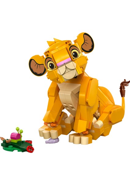 ® │ Disney Yavru Aslan Kral Simba 43243 - 6 Yaş & Üzeri Çocuklar için Yaratıcı Oyuncak Yapım Seti (222 Parça)