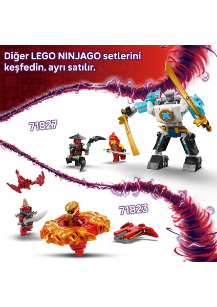 ® NINJAGO® Sora’nın Ejderha Spinjitzu Topacı 71824 - 6 Yaş & Üzeri Çocuklar için Yaratıcı Oyuncak Yapım Seti (56 Parça)