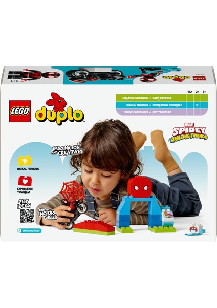 ® DUPLO® │ Disney Spin'in Motosiklet Macerası 10424 - 2 Yaş & Üzeri Çocuklar için Eğitici Oyuncak Yapım Seti (24 Parça)