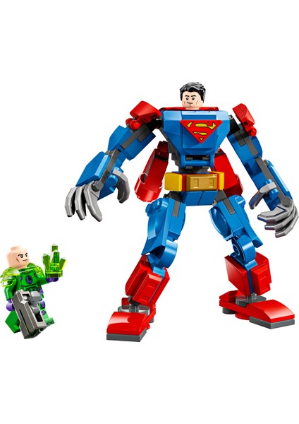 ® DC Batman™ Superman™ Robotu, Lex Luthor™’a Karşı 76302 - 6 Yaş & Üzeri Çocuklar için Oyuncak Yapım Seti (120 Parça)