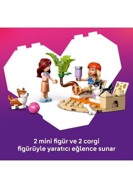 ® Friends Sörfçü Köpekler ve Scooter Macerası 42641 - 6 Yaş & Üzeri Çocuklar için Yaratıcı Oyuncak Yapım Seti (113 Parça)