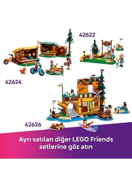 ® Friends Sörfçü Köpekler ve Scooter Macerası 42641 - 6 Yaş & Üzeri Çocuklar için Yaratıcı Oyuncak Yapım Seti (113 Parça)