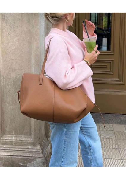 Oversize La Saade Pinterest Pembe Triko Kazak