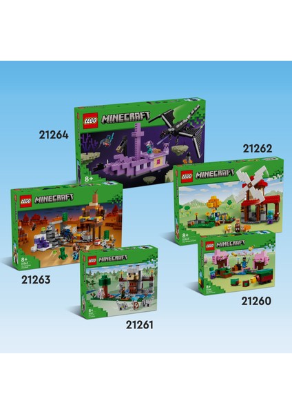 ® Minecraft® Korsan Gemisi Yolculuğu 21259 - 8 Yaş & Üzeri Video Oyunu Seven Çocuklar için Oyuncak Yapım Seti (166 P)