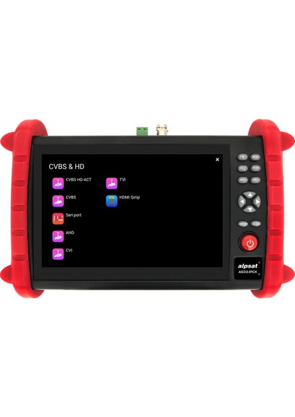 AS33-IPCX CCTV Kamera Test Monitörü