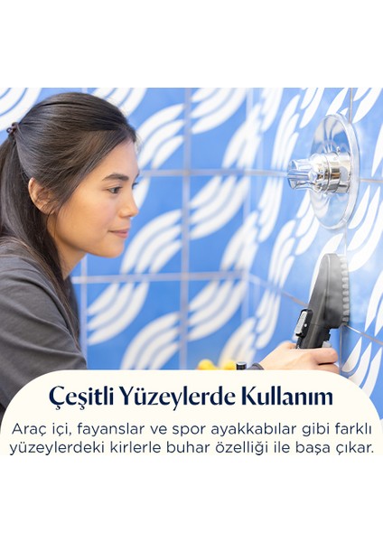 Spotclean Hydrosteam Pro Buharlı Farklı Yüzeylerde Kullanıma Uygun Halı – Koltuk Yıkama ve Leke Çıkarma Makinesi