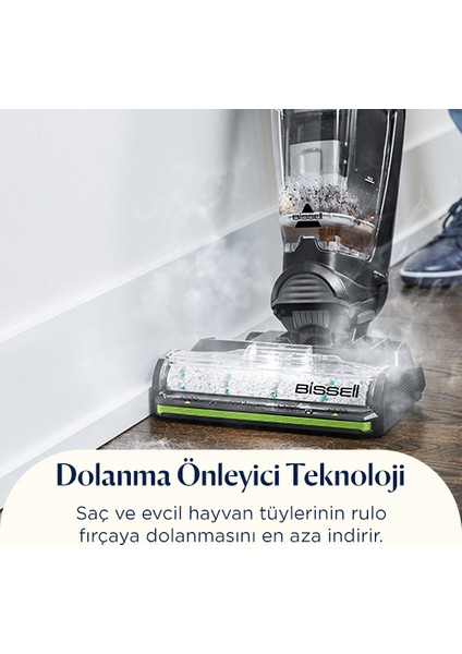 Crosswave Hydrosteam Pet Pro 1100 Watt Buharlı Dikey Süpürme ve Silme Makinesi