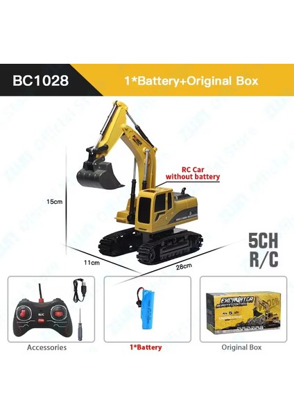 Yeni 4WD Profesyonel Uzaktan Kumanda Ekskavatör Alaşım Damperli Kamyon Buldozer Modeli Rc Araba Inşaat Araç Oyuncaklar Çocuk Hediyeler (Yurt Dışından)