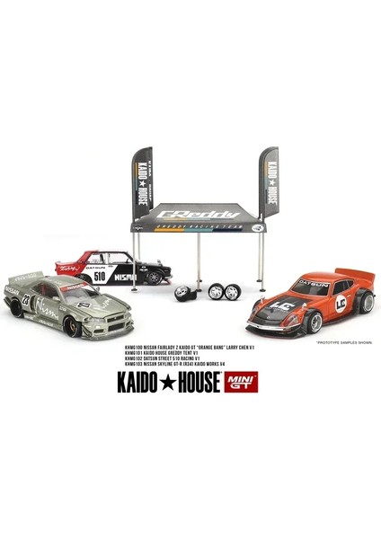 Kaido House + Mınıgt 1/64 Nissan Skyline Gt-R (R34)(R33) Honda Nsx Racing Kaido Works V3 V2 Khmg Arabalar Alaşım Döküm Metal Modeli (Yurt Dışından)