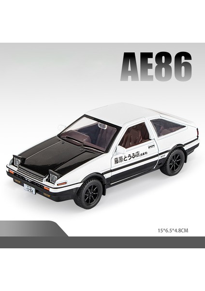 Ilk D 1:32 Toyota AE86 Model Araba Die Cast Metal Alaşım Boys Oyuncaklar Arabalar Geri Çekin Koleksiyon Çocuklar Araba Modeli Doğum Günü Hediyeleri (Yurt Dışından)