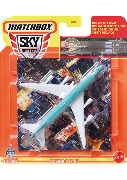 Kibrit Kutusu Sky Busters HHT34 Spacex Ejderha Boeing FA-18F Ford Tri-Motor 747-8 Sky Sentry Pres Döküm Model Uçak Oyuncak Boys Için Hediye (Yurt Dışından)