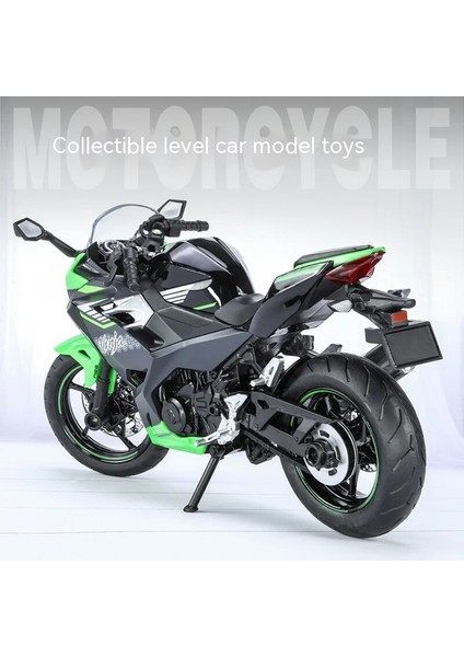 1:12 Kawasaki Motosiklet Döküm Modeli-Ses ve Işık Efektleri-Otantik Detaylar-Çocuklar ve Motosiklet Severler Için Eğlenceli (Yurt Dışından) modelleri