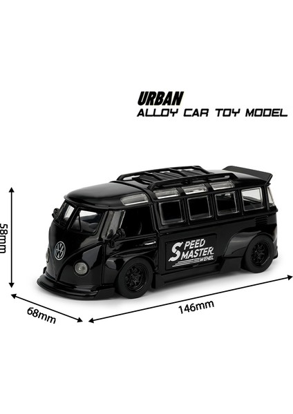 1:32 Volkswagen Otobüs T1 Modifiye Alaşım Döküm Ölçekli Metal Vw Koleksiyonu Araba Modelleri Araç Çocuk Oyuncak Araba Tatil Hediyeler Kutusu Mevcut (Yurt Dışından)