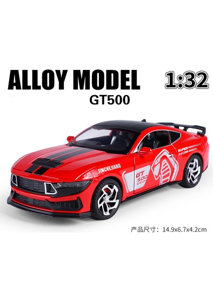 1:32 Ng GT500 Hızlı ve Öfkeli Alaşım Araba Modeli Döküm Oyuncak Ses ve Işık ile Araçlar Dekorasyon Oyuncaklar Çocuklar Için Hediye (Yurt Dışından)