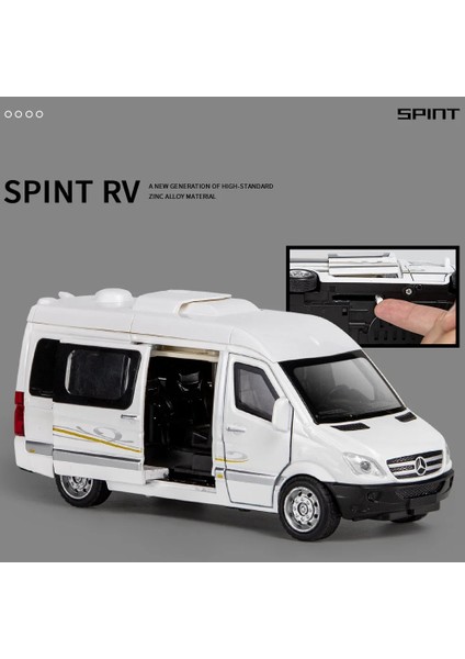 Sıcak 1:32 Ölçekli Döküm Araba Benz Mpv Sprinter Metal Modeli ile Işık ve Ses Geri Çekin Araç Alaşım Oyuncak Koleksiyonu Için Hediyeler (Yurt Dışından) modelleri