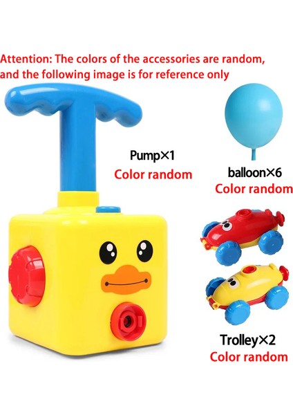 Balon Başlatıcısı Manuel Balon Pompası Araba Racer Parti Malzemeleri Okul Öncesi Eğitim Bilimi Oyuncaklar Çocuklar Için Erkek Kız 3 + Yaşında (Yurt Dışından)