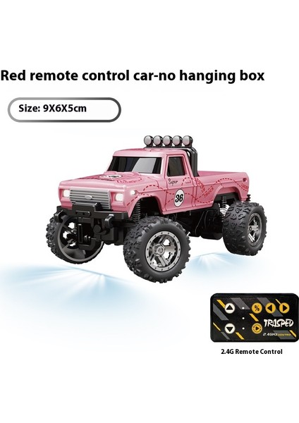 1:64 Hız ​ ​ Mini Off-Road Uzaktan Kumanda Araba Alaşım Serin Aydınlatma Şok Emme Çocuk Masaüstü Yarışması Oyuncak Küçük Hediye (Yurt Dışından)