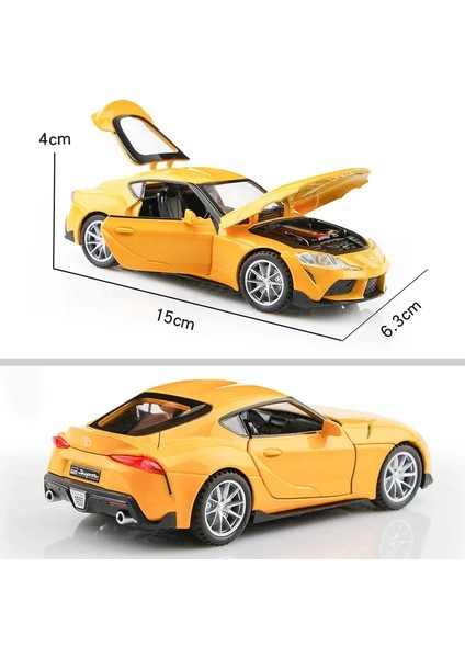 1:32 Toyota gr Supra Çocuklar Noel Hediyeleri Simülasyon Nefis Pres Döküm ve Oyuncak Araçlar Supercar Xhd Alaşım Koleksiyon Model Araba (Yurt Dışından)