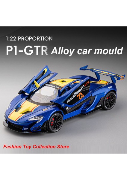 1:22 Mccallum P1 Gtr Alaşım Araba Modeli Yüksek Simülasyon Döküm Oyuncak Ses ve Işık Geri Çekin Araçlar Dekorasyon Oyuncaklar (Yurt Dışından) fiyatları