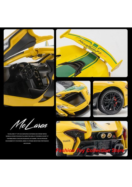 1:22 Mccallum P1 Gtr Alaşım Araba Modeli Yüksek Simülasyon Döküm Oyuncak Ses ve Işık Geri Çekin Araçlar Dekorasyon Oyuncaklar (Yurt Dışından) fırsatları