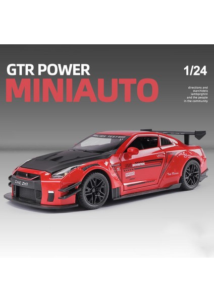 1:24 Nissan Skyline Ares Gtr R35 Pres Döküm ve Oyuncak Araçlar Metal Oyuncak Araba Modeli Yüksek Simülasyon Geri Çekin Koleksiyon Çocuk Oyuncakları (Yurt Dışından)