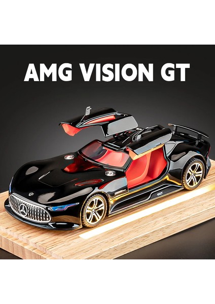 Simülasyon 1/24 Benz Amg Vision Gt Alaşım Araba Modeli Metal Döküm Oyuncak Araç Çocuk Doğum Günü Hediyesi Koleksiyonu Ev Dekor Minyatür (Yurt Dışından)