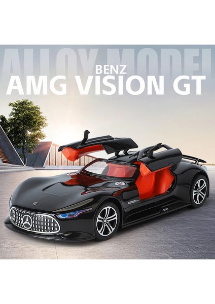 Simülasyon 1/24 Benz Amg Vision Gt Alaşım Araba Modeli Metal Döküm Oyuncak Araç Çocuk Doğum Günü Hediyesi Koleksiyonu Ev Dekor Minyatür (Yurt Dışından)