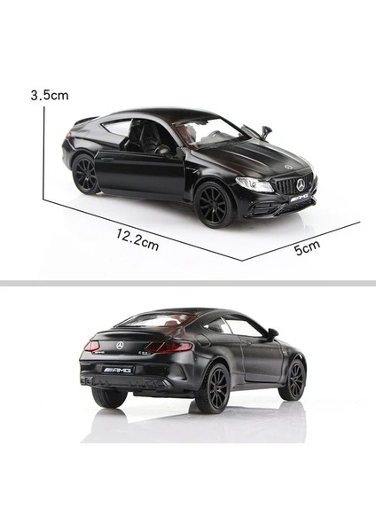 1:36 Mercedes-Benz C63 Amg Coupe Alaşım Araba Modeli Simülasyon Zarif Döküm Oyuncak Araçlar Araba Styling Spor Araba F1 Geri Çekin (Yurt Dışından)