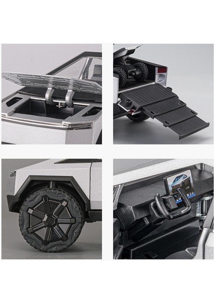 1:24 Cyber Oyuncak Kamyon Modeli Y Modeli 3 Alaşım Araba Modeli Diecast Oyuncak Araç Ses ve Işık Simitation Arabalar Model Oyuncaklar Hediye (Yurt Dışından)