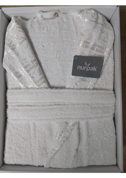 Bambu Bornoz Nurpak Krem M-XL-3x modelleri