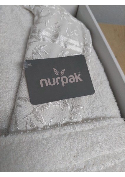 Bambu Bornoz Nurpak Krem M-XL-3x