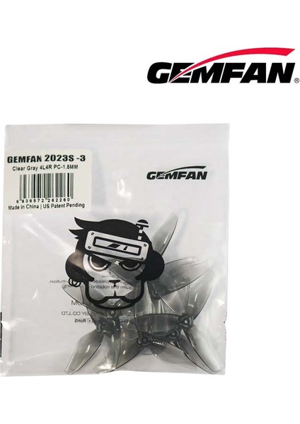 12 Pairs (12CW + 12CCW) Gemfan 2023S Kasırga 51MM 3-Blade Pervane 3 Delik Fpv Yarış Için 2 Inç 1105-1108 Motor Kürdan Drone (Yurt Dışından) modelleri