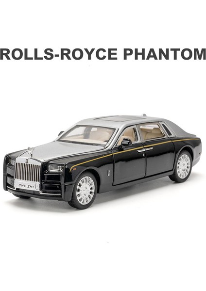 1:32 Rolls Royce Phantom Alaşım Araba Modeli Diecast ve Oyuncak Araçlar Metal Araba Modeli Koleksiyonu Simülasyon Ses Işık Çocuk Hediye (Yurt Dışından)
