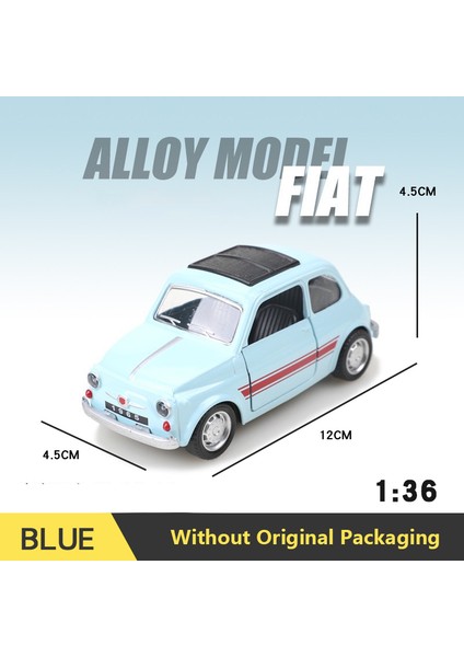 1:36 Alaşım Vintage Pres Döküm Model Araç Fıat Mını Klasik Geri Çekin Araba Modeli Minyatür Araç Çoğaltma Koleksiyonu Hediye (Yurt Dışından)