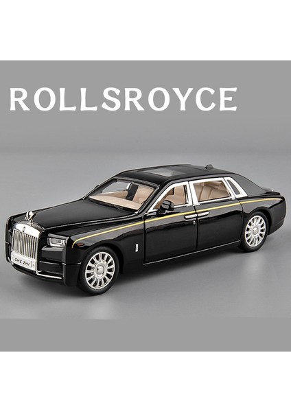 1:32 Rolls Royce Phantom Alaşım Araba Modeli Diecast ve Oyuncak Araçlar Metal Araba Modeli Koleksiyonu Simülasyon Ses Işık Çocuk Hediye (Yurt Dışından)