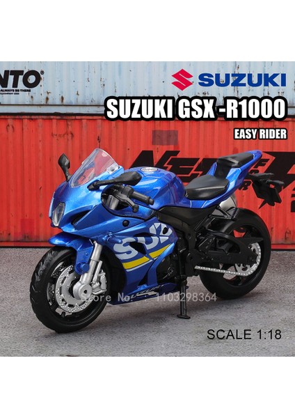 Msz 1:18 Suzuki GSX-R1000 Motosiklet Alaşım Araba Modeli Çocuk Oyuncak Araba Döküm Motosiklet Modeli (Yurt Dışından) modelleri