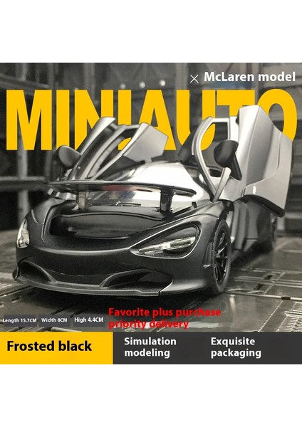1:32 M720 Pres Döküm Model Araba S Spor Araba Yüksek Simülasyon Alaşım Metal Ses ve Işık Hediyeler Için Erkek Arkadaşı ile Mevcut (Yurt Dışından)