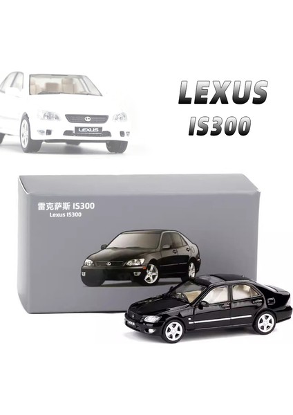 Jkm 1/64 Lexus IS300 Klasik Spor Sedan Pres Döküm Model Araba Metal Şasi Koleksiyon Modeli Süsler (Yurt Dışından) modelleri