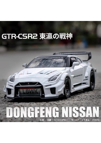 1:32 Skyline Nissan Gtr-Csr2 Alaşım Spor Araba Diecast Metal Model Araba Merkezi Kontrol Süsler Çocuk Doğum Günü Oyuncak Mevcut (Yurt Dışından) fiyatları