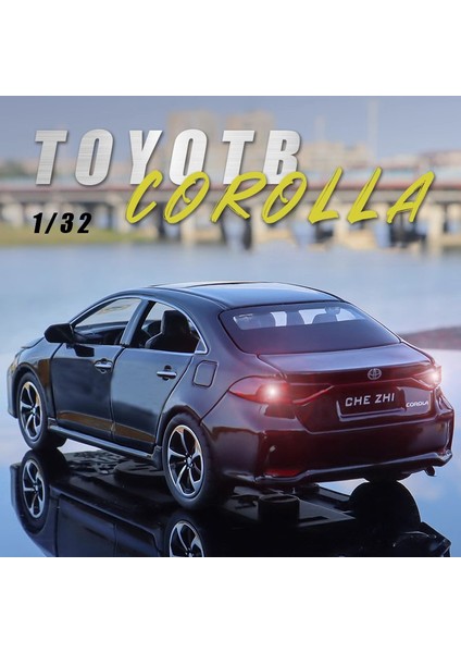 1:32 Toyota Corolla Alaşım Araba Pres Döküm Model Ses ve Işık Geri Çekin Oyuncak Çocuk Oyuncak Çocuklar Hediye Doğum Günü Hediyesi Erkekler Için (Yurt Dışından) fırsatları