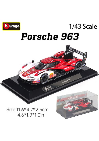 Bburago 1:43 Lamborghini Porsche 963 Audi Alpha Romeo Yarış Modeli Simülasyon Araba Modeli Alaşım Araba Oyuncak Erkek Koleksiyonu Hediye (Yurt Dışından) fiyatları
