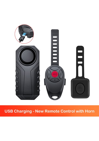 Extractme Motosiklet Hırsız Alarmı Uzaktan Kumanda ile 113DB Kablosuz Su Geçirmez Araba Elektrikli Bisiklet Güvenlik Anti Kayıp Alarm (Yurt Dışından)