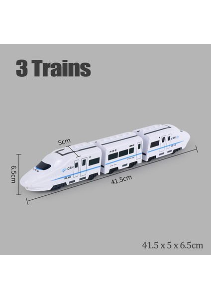 Harmony Vagon Simülasyon Yüksek Hızlı Demiryolu Tren Oyuncaklar 3D Elektrikli Mermi Tren Işık ile Model Yapı Oyuncak Hediye Araba Çocuk Için (Yurt Dışından)