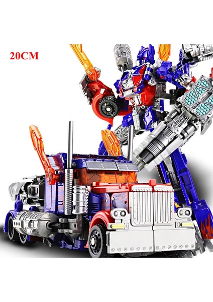 6699 Yeni 20 cm Dönüşüm Oyuncaklar Anime Robot Araba Aksiyon Figürü Plastik Abs Serin Film Uçak Mühendislik Modeli Çocuk Çocuk Hediye (Yurt Dışından)