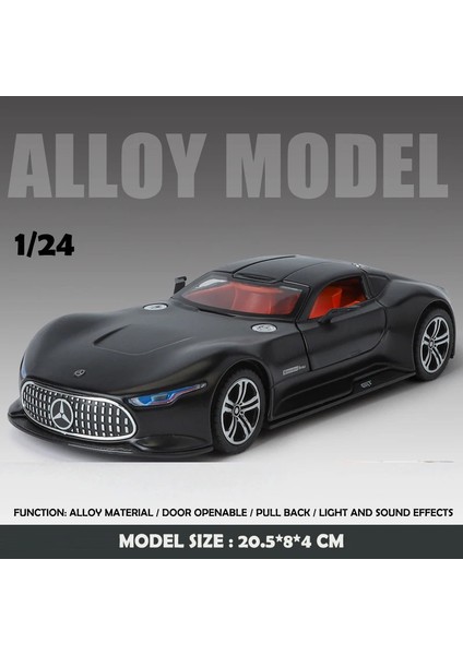 Simülasyon 1/24 Benz Amg Vision Gt Alaşım Araba Modeli Metal Döküm Oyuncak Araç Çocuk Doğum Günü Hediyesi Koleksiyonu Ev Dekor Minyatür (Yurt Dışından)